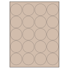 2" x 2"  Sheet Label