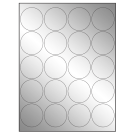 2" x 2"  Sheet Label