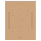 4.64" x 4.64"  Sheet Label