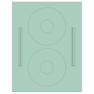 4.64" x 4.64"  Sheet Label