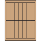 1.125" x 4.875"  Sheet Label
