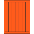 1.125" x 4.875"  Sheet Label