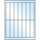 1.125" x 4.875"  Sheet Label