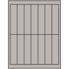 1.125" x 4.875"  Sheet Label