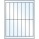 1.125" x 4.875"  Sheet Label