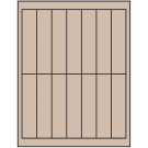 1.125" x 4.875"  Sheet Label