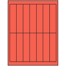 1.125" x 4.875"  Sheet Label