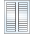 3" x 0.5"  Sheet Label