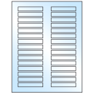 3" x 0.5"  Sheet Label