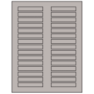 3" x 0.5"  Sheet Label