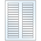 3" x 0.5"  Sheet Label