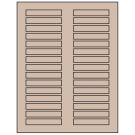 3" x 0.5"  Sheet Label