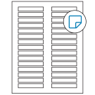 3" x 0.5"  Sheet Label