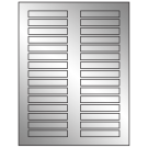 3" x 0.5"  Sheet Label