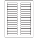 3" x 0.5"  Sheet Label