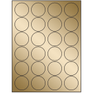 1.625" x 1.625"  Sheet Label