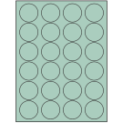 1.625" x 1.625"  Sheet Label