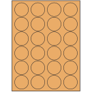 1.625" x 1.625"  Sheet Label