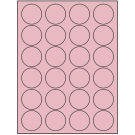 1.625" x 1.625"  Sheet Label