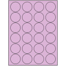 1.625" x 1.625"  Sheet Label