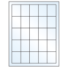 1.5" x 2"  Sheet Label
