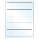 1.5" x 2"  Sheet Label