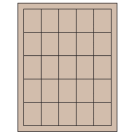 1.5" x 2"  Sheet Label