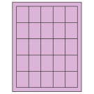 1.5" x 2"  Sheet Label