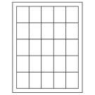 1.5" x 2"  Sheet Label