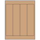 2" x 9"  Sheet Label