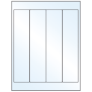 2" x 9"  Sheet Label