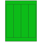 2" x 9"  Sheet Label