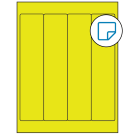 2" x 9"  Sheet Label