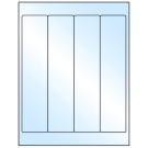 2" x 9"  Sheet Label