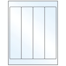 2" x 9"  Sheet Label