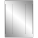 2" x 9"  Sheet Label