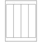 2" x 9"  Sheet Label