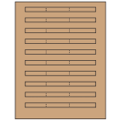 6.64" x 0.42"  Sheet Label