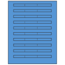 6.64" x 0.42"  Sheet Label