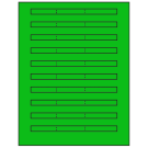 6.64" x 0.42"  Sheet Label