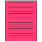 6.64" x 0.42"  Sheet Label