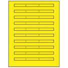 6.64" x 0.42"  Sheet Label
