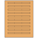 6.64" x 0.42"  Sheet Label