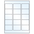 2.5625" x 1.8125"  Sheet Label