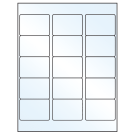 2.5625" x 1.8125"  Sheet Label