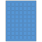1" x 1"  Sheet Label
