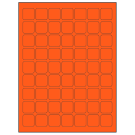 1" x 1"  Sheet Label