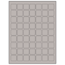 1" x 1"  Sheet Label