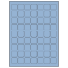 1" x 1"  Sheet Label