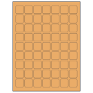 1" x 1"  Sheet Label